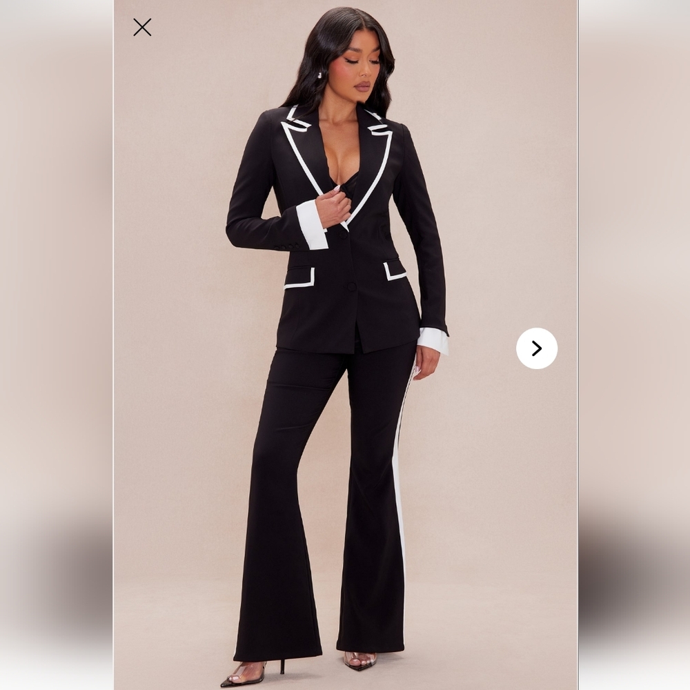 Black and White Women's Pants